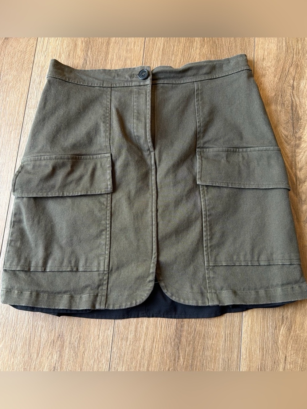 Thakoon Olive Green Cargo Mini Skirt